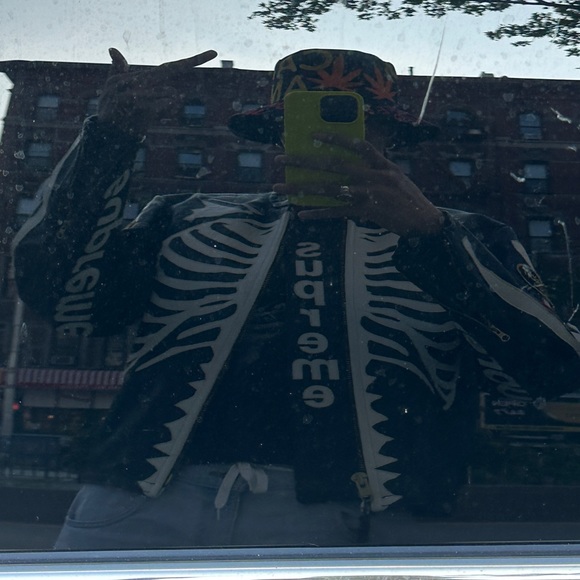 Supreme Vanson Leather Bones Jacket M - Picture 5 of 5